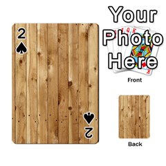 Light Wood Fence Playing Cards 54 Designs  by trendistuff