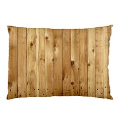 Light Wood Fence Pillow Cases by trendistuff