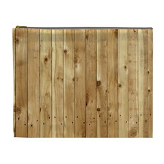 Light Wood Fence Cosmetic Bag (xl) by trendistuff