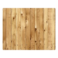Light Wood Fence Double Sided Flano Blanket (large)  by trendistuff