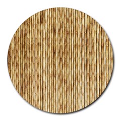 Light Beige Bamboo Round Mousepads by trendistuff