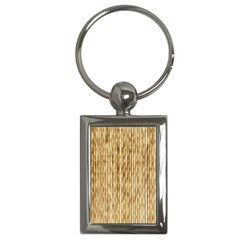 Light Beige Bamboo Key Chains (rectangle)  by trendistuff