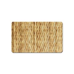 Light Beige Bamboo Magnet (name Card) by trendistuff