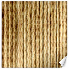 Light Beige Bamboo Canvas 16  X 16  