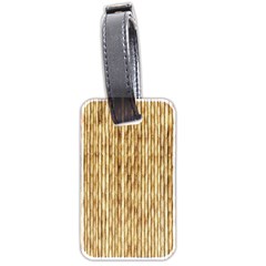 Light Beige Bamboo Luggage Tags (two Sides) by trendistuff