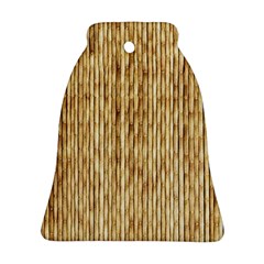 Light Beige Bamboo Ornament (bell)  by trendistuff
