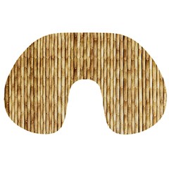 Light Beige Bamboo Travel Neck Pillows by trendistuff