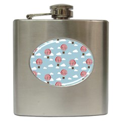 Hot Air Balloon Hip Flask (6 Oz) by Kathrinlegg