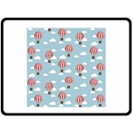 Hot Air Balloon Fleece Blanket (Large)  80 x60  Blanket Front