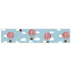 Hot Air Balloon Flano Scarf (small)  by Kathrinlegg