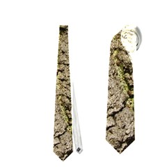 Grey Tree Bark Neckties (two Side) 