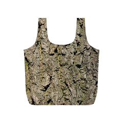 Grey Tree Bark Full Print Recycle Bags (s)  by trendistuff