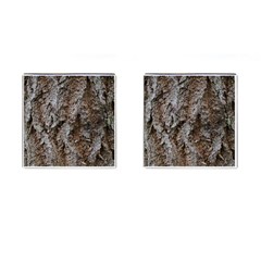 Douglas Fir Bark Cufflinks (square) by trendistuff