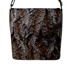 Douglas Fir Bark Flap Messenger Bag (l)  by trendistuff