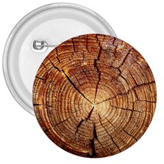 Cross Section Of An Old Tree 3  Buttons by trendistuff