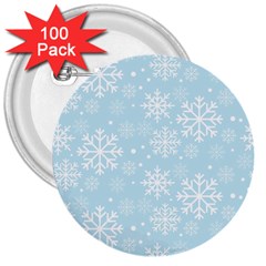 Frosty 3  Buttons (100 pack) 