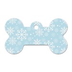 Frosty Dog Tag Bone (One Side) Front