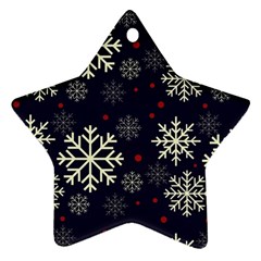 Snowflake Star Ornament (two Sides)  by Kathrinlegg