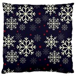 Snowflake Large Cushion Cases (One Side)  Front