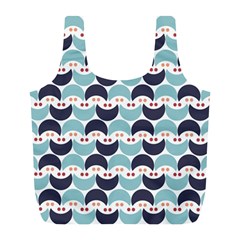 Moon Pattern Full Print Recycle Bags (l)  by Kathrinlegg