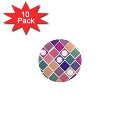 Dots And Squares 1  Mini Magnet (10 Pack)  by Kathrinlegg