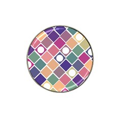 Dots And Squares Hat Clip Ball Marker (4 Pack) by Kathrinlegg