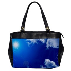 Sun Sky And Clouds Office Handbags by trendistuff