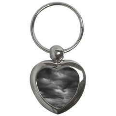 Storm Clouds 1 Key Chains (heart)  by trendistuff