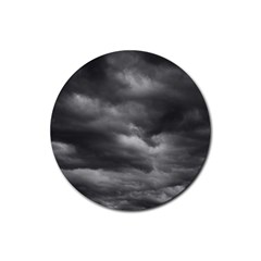 Storm Clouds 1 Rubber Coaster (round)  by trendistuff