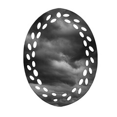 Storm Clouds 1 Ornament (oval Filigree) 