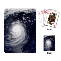 Hurricane Irene Playing Card