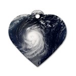 HURRICANE IRENE Dog Tag Heart (One Side) Front
