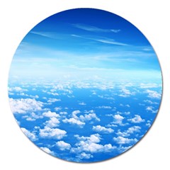 Clouds Magnet 5  (round) by trendistuff