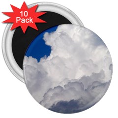 Big Fluffy Cloud 3  Magnets (10 Pack)  by trendistuff