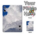 BIG FLUFFY CLOUD Playing Cards 54 Designs  Front - SpadeA