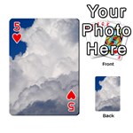 BIG FLUFFY CLOUD Playing Cards 54 Designs  Front - Heart5