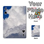 BIG FLUFFY CLOUD Playing Cards 54 Designs  Front - Spade4