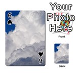 BIG FLUFFY CLOUD Playing Cards 54 Designs  Front - Spade6