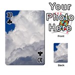 BIG FLUFFY CLOUD Playing Cards 54 Designs  Front - Club10