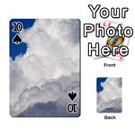 BIG FLUFFY CLOUD Playing Cards 54 Designs  Front - Spade10