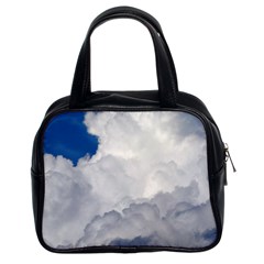 Big Fluffy Cloud Classic Handbags (2 Sides) by trendistuff