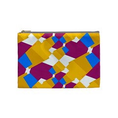 Layered Shapes Cosmetic Bag (medium) by LalyLauraFLM