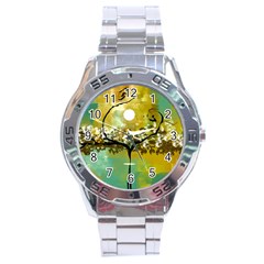 She Open s To The Moon Stainless Steel Men s Watch