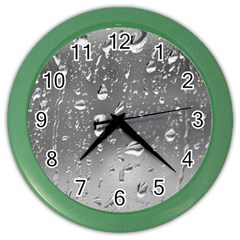 Water Drops 4 Color Wall Clocks by trendistuff