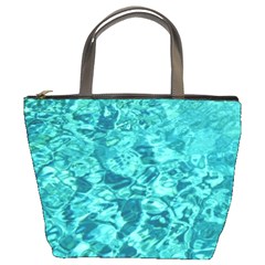 Turquoise Water Bucket Bags by trendistuff