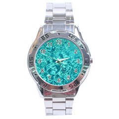 Turquoise Water Stainless Steel Men s Watch