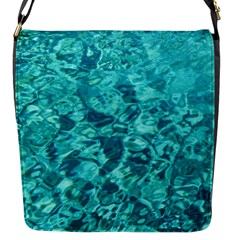 Turquoise Water Flap Messenger Bag (s) by trendistuff