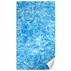 BLUE ICE CRYSTALS Canvas 40  x 72  