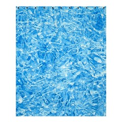 BLUE ICE CRYSTALS Shower Curtain 60  x 72  (Medium) 