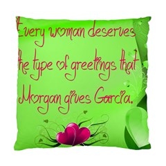 Garcia s Greetings Standard Cushion Case (one Side)  by girlwhowaitedfanstore